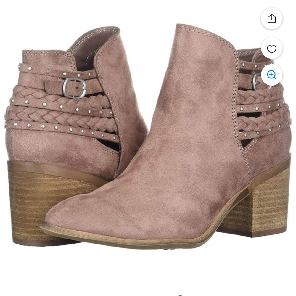 Carlos by Carlos Santana Women's Taupe/mauve Ankle Boots